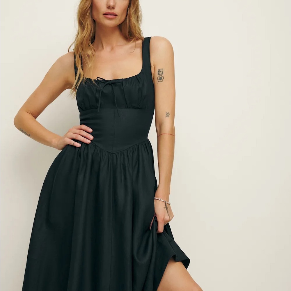 Reformation Balia Linen Dress